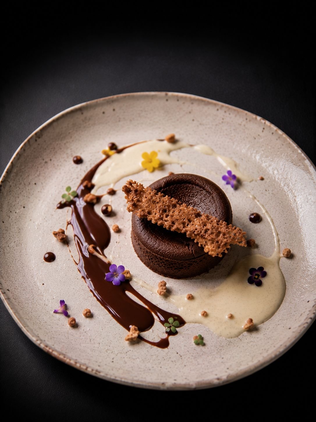 Fondant au chocolat Valrhona, intensité gourmande